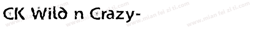CK Wild n Crazy字体转换